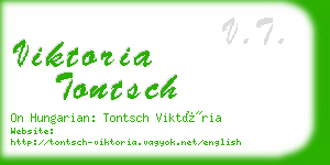 viktoria tontsch business card